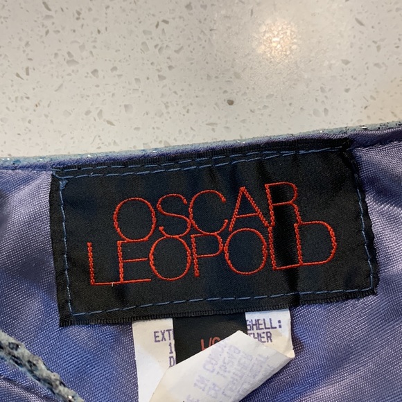 Oscar Leopold lace-up backless leather top - size L - Picture 4 of 10